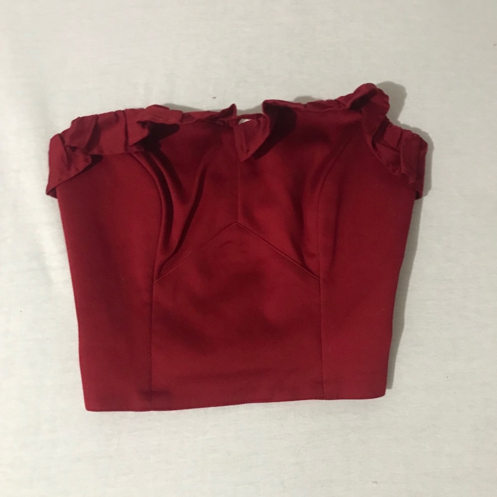 Pinup courture strapless blouse